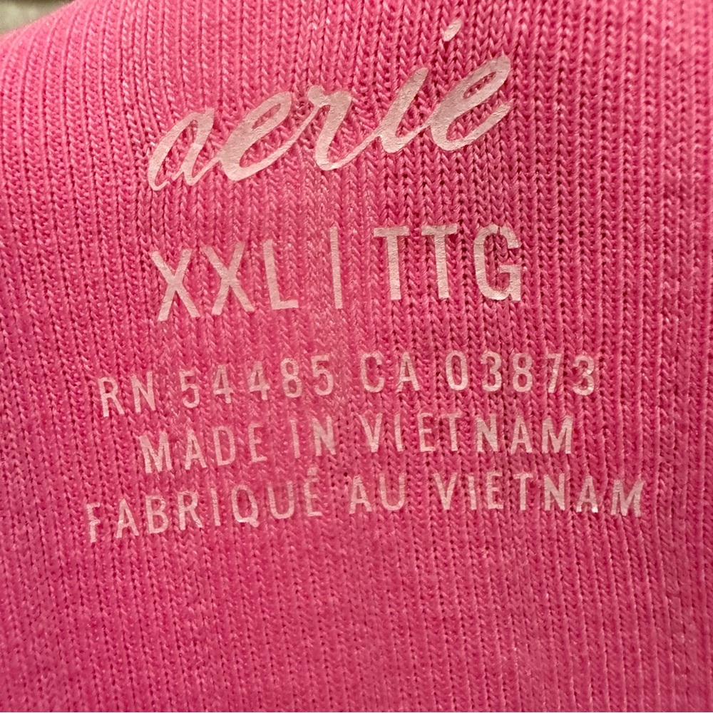 Aerie Pink Knit Top XXL - Picture 14 of 16